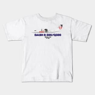 DeHavilland Canada Dash 8-300/Q300 - Wings Air Kids T-Shirt